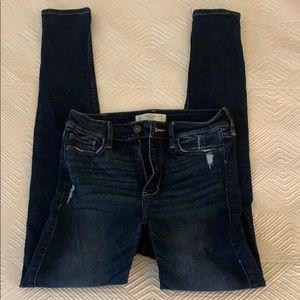 Abercrombie Size 4 High Waisted Skinny Jeans